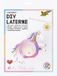 Folia DIY Lantaarn Knutselset - Regenboog & Eenhoorn, Incl. LED Licht