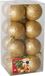 Gerimport Gerim Kerstballen - 16 stuks - goud - glitters - D5 cm - kunststof