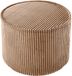 Wigiwama Corduroy Pouffe / Poef - Ø40x25cm - Toffee