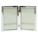 Lawrence Frames 4x6 scharnierend dubbel zilver standaard metalen fotolijst, 4 x 6 Dual