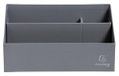 Exacompta - Referentienummer 67950D - 1 verticale sorteerder/briefhouder TEKSTO - 3 vakken - Afmetingen 250x100x140 mm - Compatibel met enveloppen formaat DL en C6-4 willekeurige kleuren