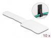 Tragant Velcro Mini-hook-and-loop cable holder L 90 mm x W 24 mm self-adhesive 10 pieces white