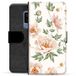 Samsung Étui Portefeuille Premium Galaxy S9+ - Motif Floral