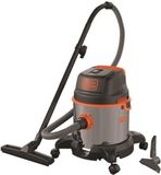 BLACK+DECKER Stofzuiger water en stof 1400 W roestvrijstalen tank 20 L