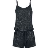 Rammstein Jumpsuit - Logo Jumpsuit - S tot XXL - voor Vrouwen - zwart