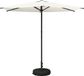 vidaXL Tuinparasol Rechthoekig 2,7 x 2,7 m Polyester Crèmekleurig
