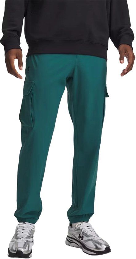 Under Armour Vibe Woven Cargo Pant Groen Heren L