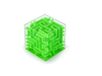 Aquamarine games Labyrint (CP119) Puzzel, Vert et Jaune, 8 x 8 cm