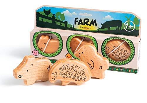 Campanilla Kids Percussie Set Dierenshakers Boerderij-Set 3 stuks