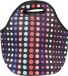 Vbest life Sac isotherme Sac à lunch étanche en néoprène Sac à lunch pour pique-niques et camping (petits pois colorés)