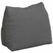 vidaXL Coussin de dossier Gris foncé 45 x 35 x 20 cm Tissu