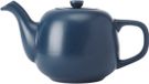 La Cafetière Theepot Keramiek Marineblauw 2 Kops Druppelvrije Tuit