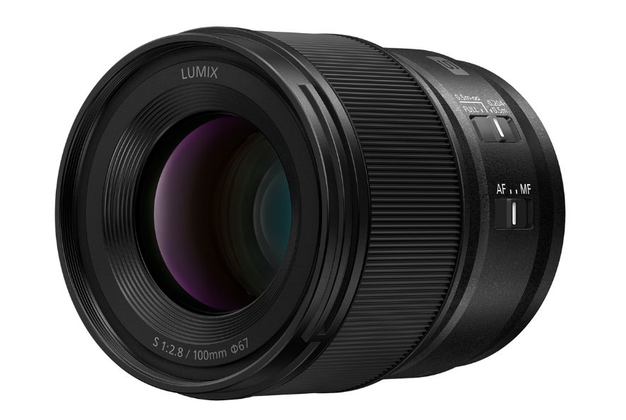 Panasonic Lumix S 100mm f/2.8 Macro Lens - L-Mount - Black