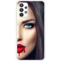 Samsung Bedrukt siliconen hoesje compatibel met Galaxy A32 5G Lèvres Sang