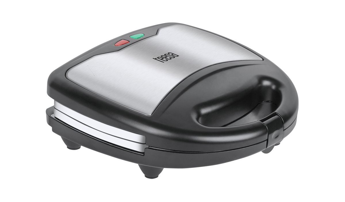 Teesa TSA3221 Sandwich Maker - 800W - Black & Stainless Steel