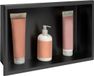 Rea - Badkamer Inbouwnis - Zwart - 10x45x30cm