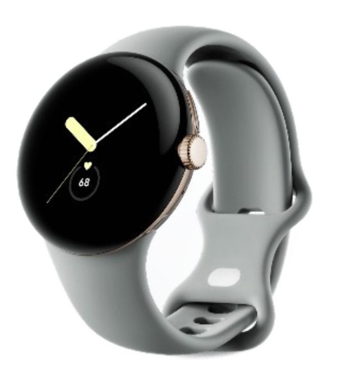 Google Pixel Watch 4G - 41mm - Goud - AMOLED - GPS - Zwart