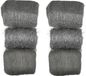 Benson Laine d'acier - set de 6 pièces - gros/moyen/fin - éponge abrasive
