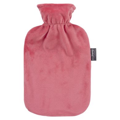 fashy ® Warmwaterkruik 2L met fleece hoes - Roze