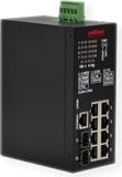 ROLINE Industriële Gigabit Switch, 10 poorten, PoE+, Smart Managed