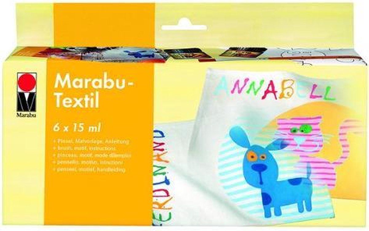 Marabu Starterskit Textil - 4007751189608