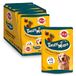 Pedigree Tasty Minis, hondensnack met kip en eend, 6 verpakkingen à 130 g