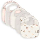 Jollein Slabbetjes Waterproof - 5 Stuks - Animal Friends