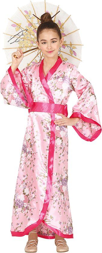 Fiestas Guirca Kimono roze (7-9 jaar) - Maat 122 - Unisex
