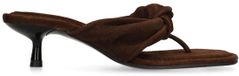 Sacha - Femme - Sabots en daim marron à talon - Taille 42