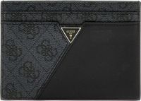 GUESS Kaarthouder Card Holder Coal Logo Donkergrijs