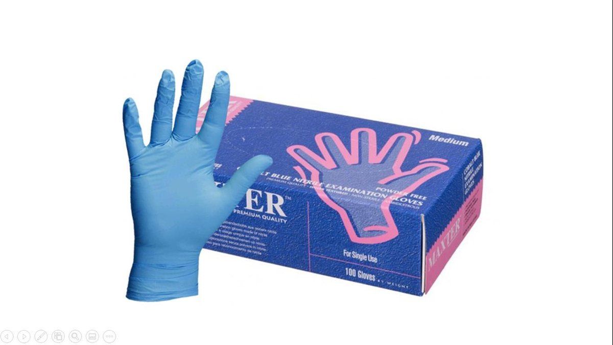 VENSALUD Nitril Handschoenen (M) Ongepoederd - EN455-374 - Wegwerp handschoenen - Poedervrij