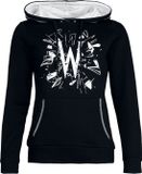 Wednesday Wednesday - Broken Glass Dames Trui met capuchon - zwart - XL