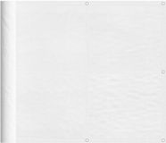 vidaXL Pare-soleil de balcon 90x800 cm Blanc