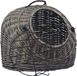 vidaXL - Kattendrager - 60x45x45 cm - natuurlijk - wilgenhout - grijs