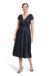 Vera Mont 0333/4112 Damesjurk, Donkerblauw/grijs