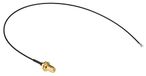 RS PRO RF coaxkabel geconfectioneerd, 50 Ω, 300 mm, RP-SMA/U.FL, zwart