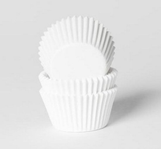 House of Marie Cupcake Cups MINI Wit 35x23mm. 60st