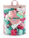 Ecoiffier - Opbergtas voor kinderen, 60 stenen, roze – BB Abrick bouwspel fijne motoriek – vanaf 12 maanden – speelgoed voor kinderen – 7933 – garantie Frankrijk