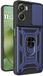 Techsuit Hoesje geschikt voor Motorola Moto G06 - Camshield Back Cover - Blauw
