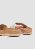 s.Oliver Pantoletten Vrouwen Beige Maat 42