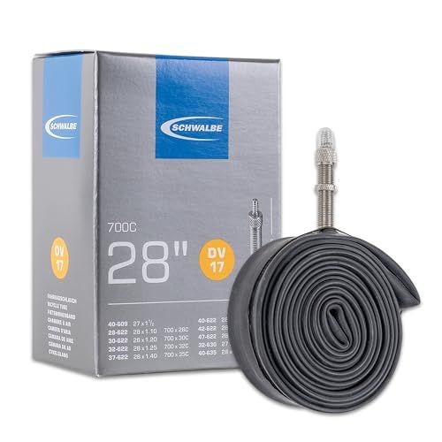 Schwalbe Fietsbinnenband 700C DV17 slang, zwart, 28 inch