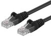 PremiumCord netwerkkabel, ethernet, LAN- en patchkabel, categorie 5e, UTP, snel en flexibel, RJ45-kabel, 1 Gbit/s, AWG 26/7, 100% Cu-koperen kabel, zwart, 7 meter