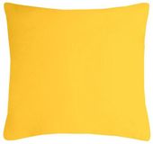 Stof Textile sierkussen Nelson - geel - 60 x 60 cm