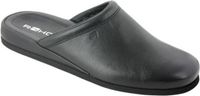 Rohde Heren Pantoffel Leer Zwart 6600-90 Maat 44