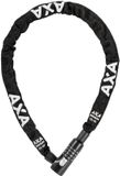 AXA Absolute C5-90 Kettingslot met cijferslot - Zwart, met Code - 90 cm