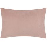 Yard Darland Velvet Polyester Gevuld Kussen - Dusty Rose - 40x60cm