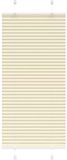 vidaXL Plissé rolgordijn 60x100 cm stofbreedte 59,4 cm polyester crème