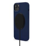 Decoded Siliconen MagSafe iPhone 14 Plus Hoesje Blauw