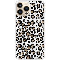 Apple iPhone 13 Leopard Verstevigd hoesje met sublimatie bedrukking