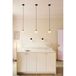 Nuura Aps Nuura Apiales Applique murale, noir/opale, hauteur 24 cm